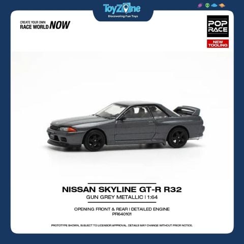 Mô hình xe Nissan Skyline GT-R R32 1:64 POP RACE