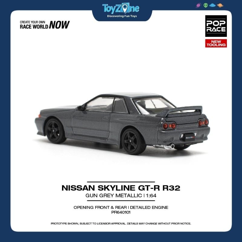 Mô hình xe Nissan Skyline GT-R R32 1:64 POP RACE