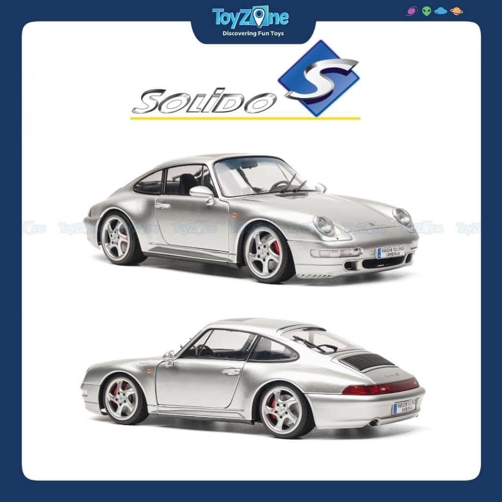 Mô hình xe Porsche 911 ( 993 ) Carrera 4S 1996 1:18 SOLIDO