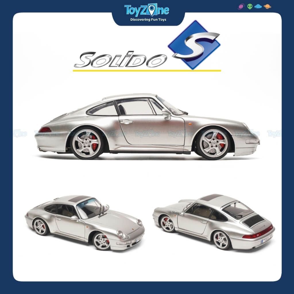 Mô hình xe Porsche 911 ( 993 ) Carrera 4S 1996 1:18 SOLIDO