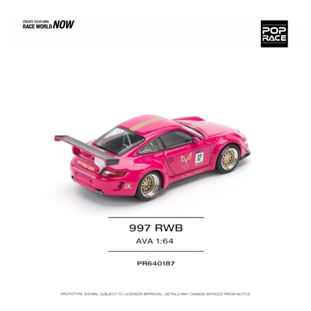 Mô hình xe Porsche 911 RWB ( 997 ) 1:64 POP RACE