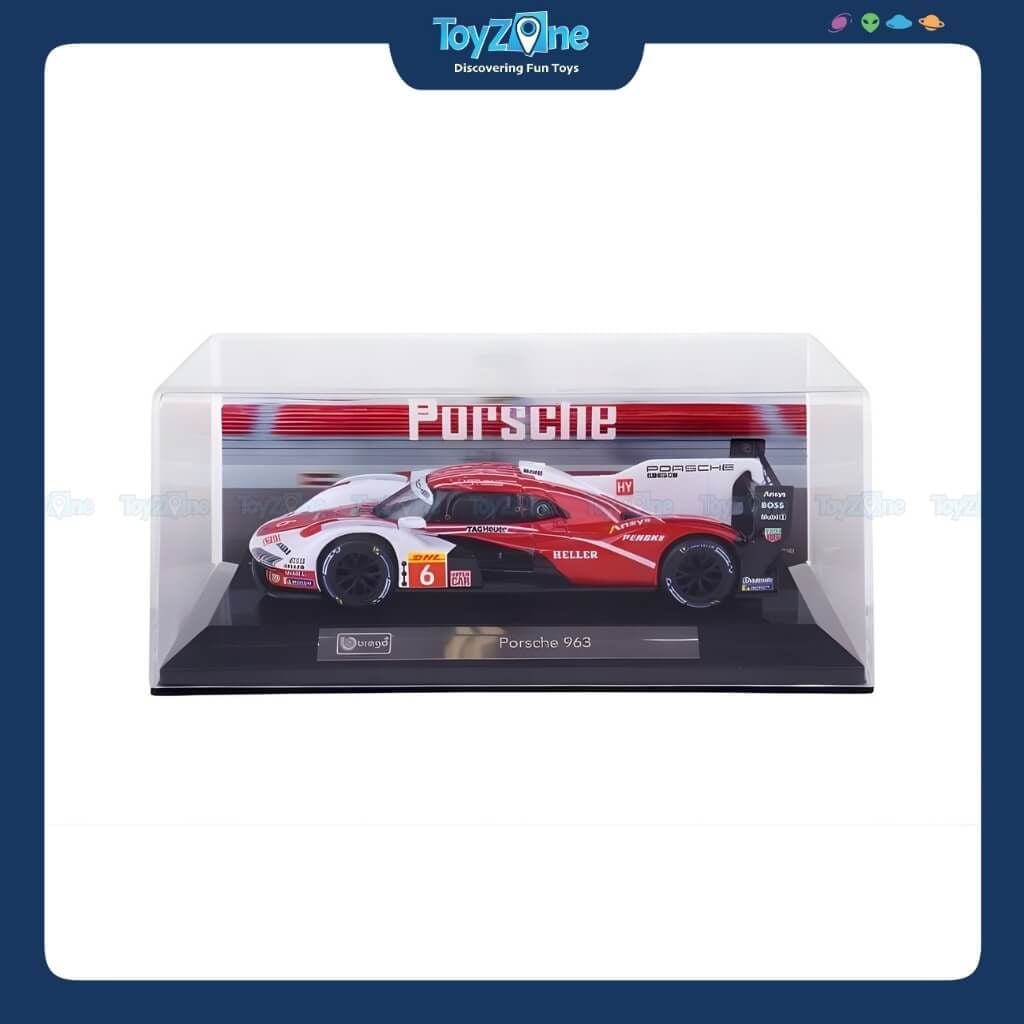 Mô hình xe Porsche 963 2024 Le Mans 1:43 BBURAGO