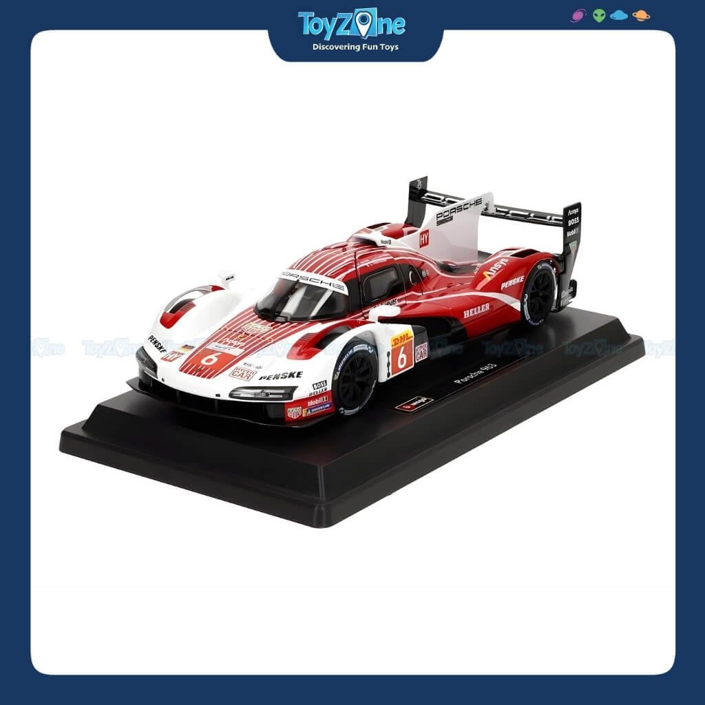 Mô hình xe Porsche 963 Race Car 2024 1:24 BBURAGO