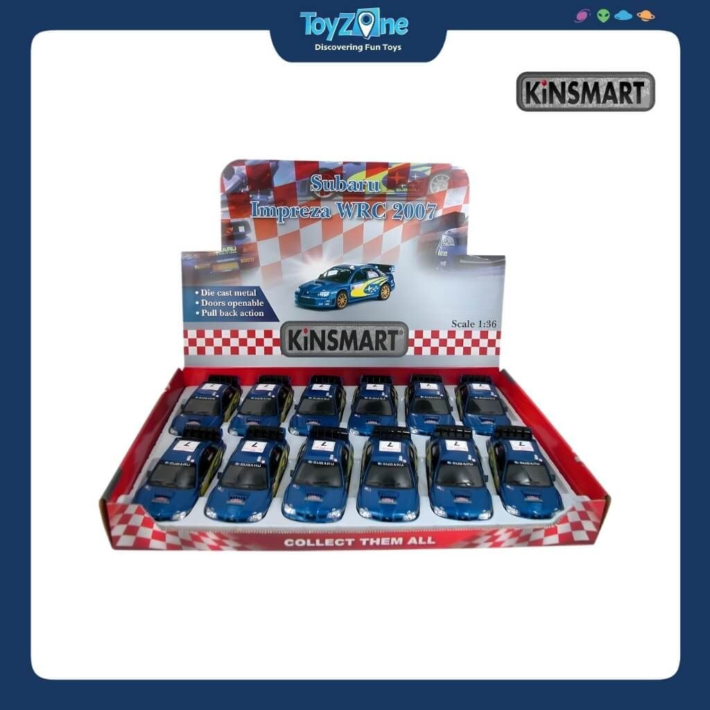 Mô hình xe Subaru Impreza WRC 2007 1:36 KINSMART