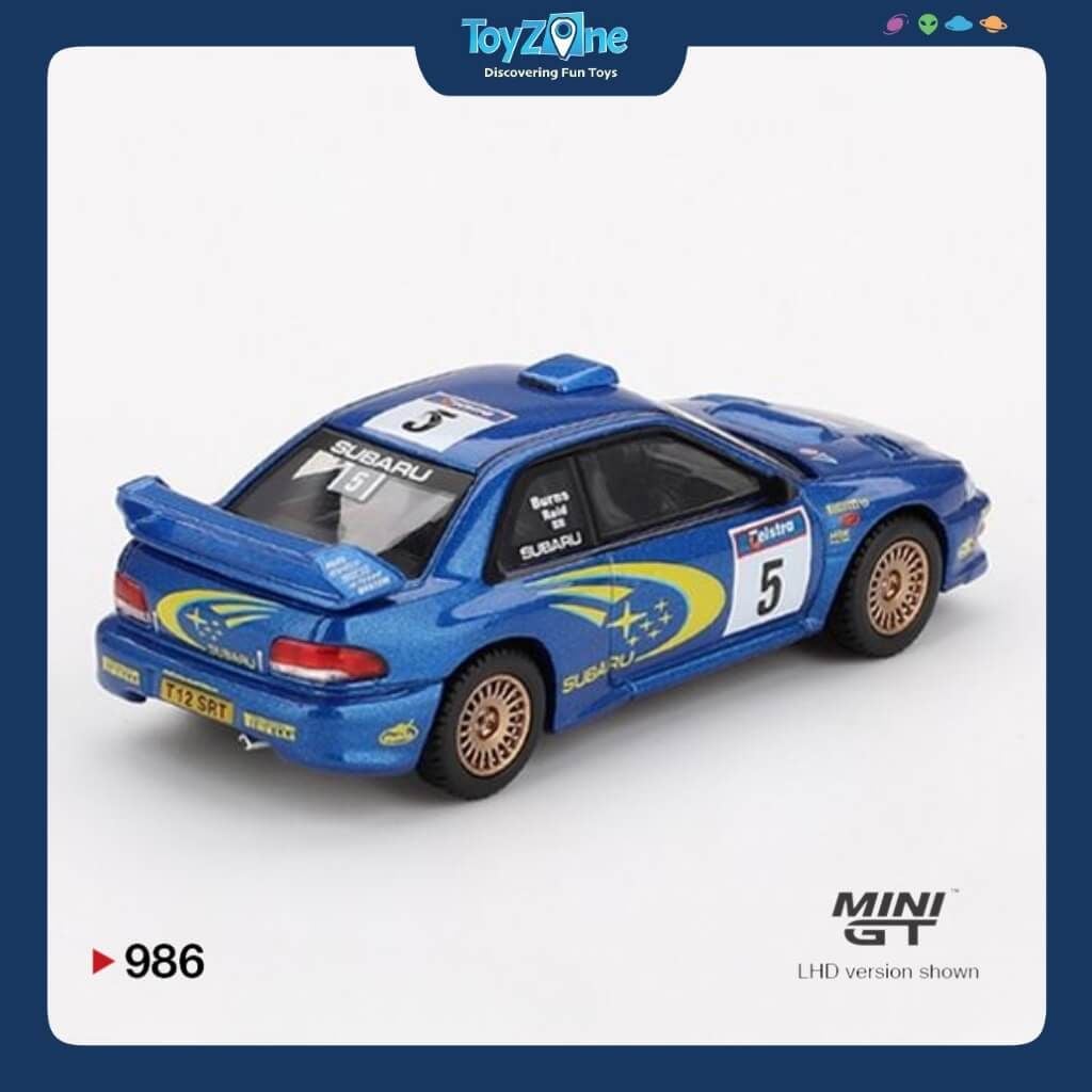 Mô hình xe Subaru Impreza WRC99 #5 1:64 MiniGT