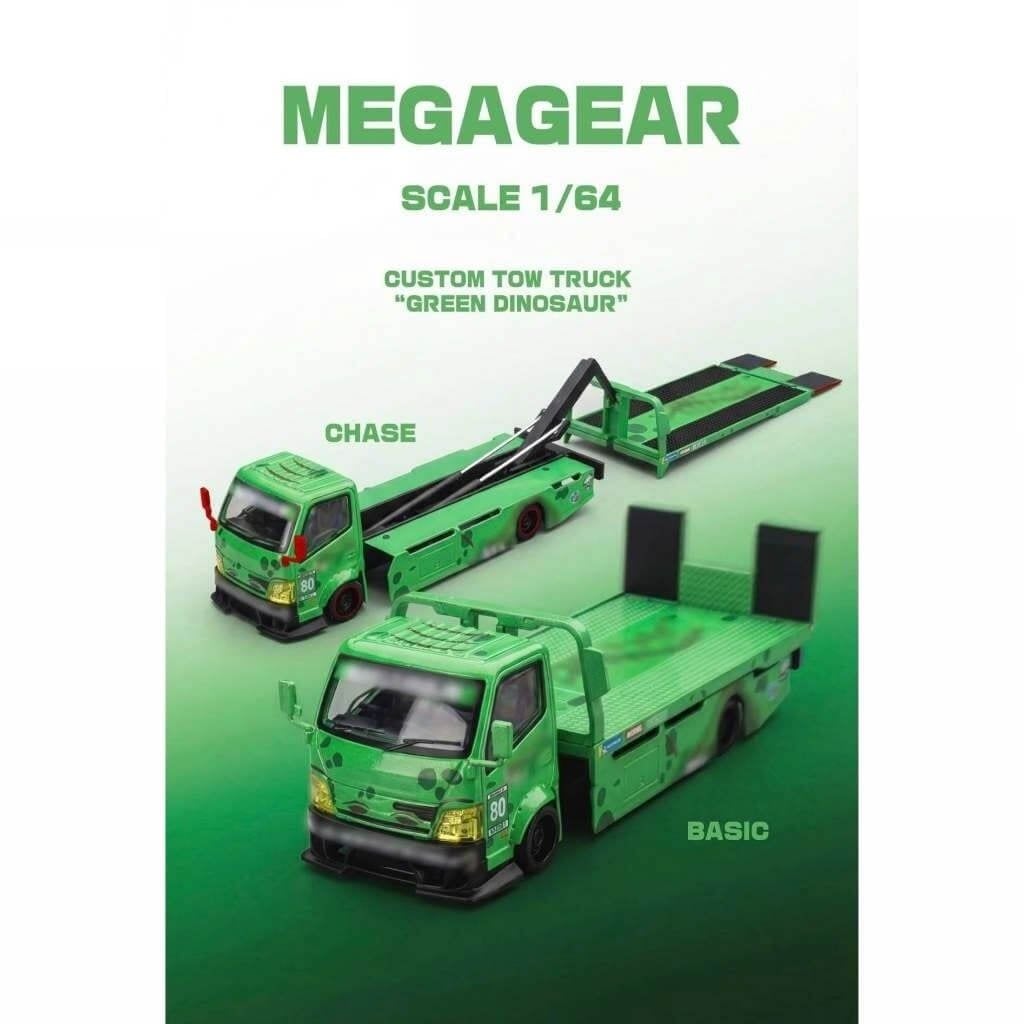 Mô hình xe tải Custom Tow Truck 1:64 Mega Gear