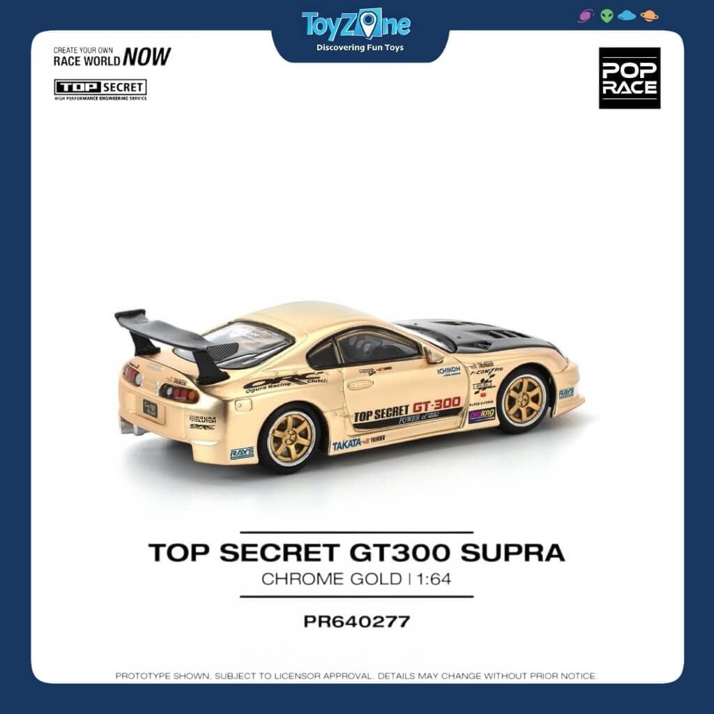 Mô hình xe Top Secret GT300 Supra 1:64 POP RACE