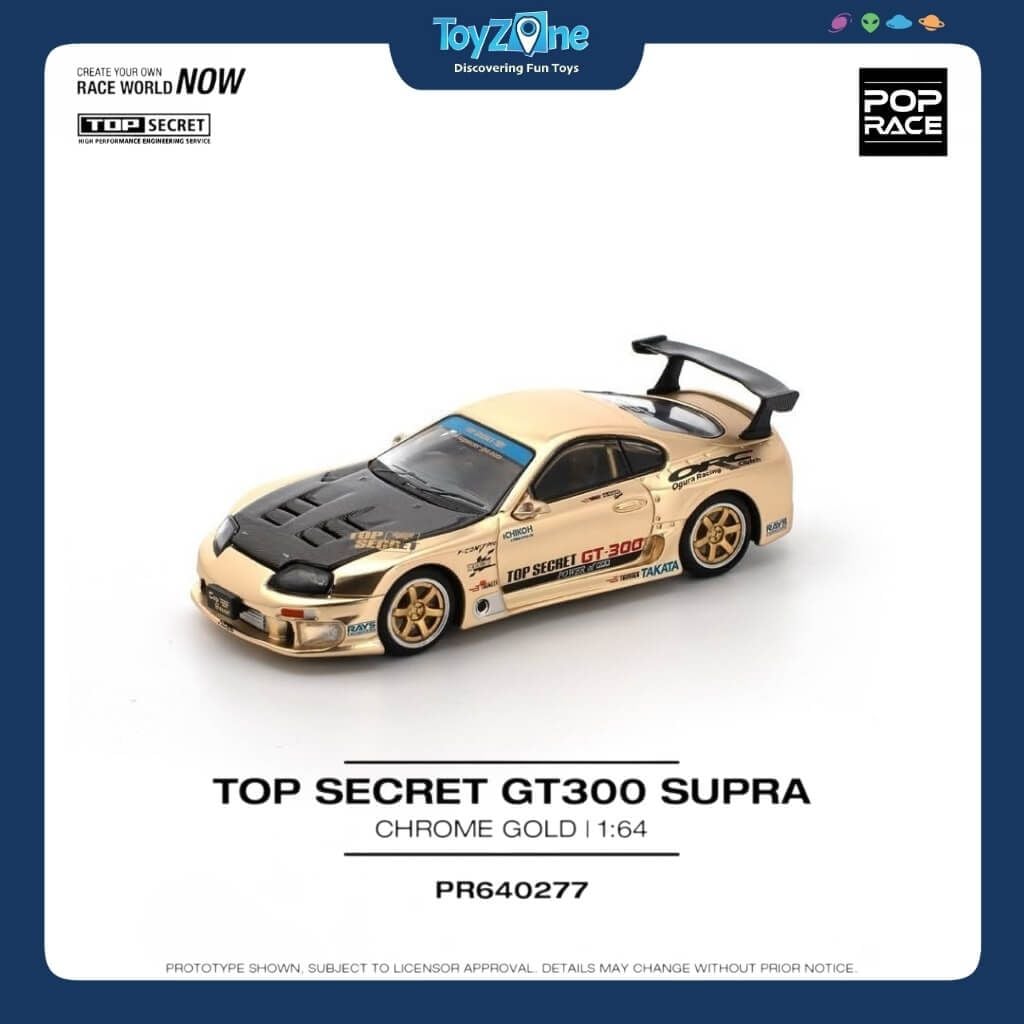 Mô hình xe Top Secret GT300 Supra 1:64 POP RACE