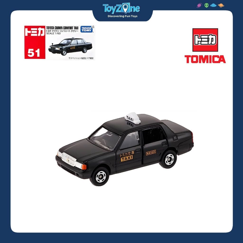 Mô hình xe Toyota Crown Comfort Taxi No.51-6 1:64 TOMICA