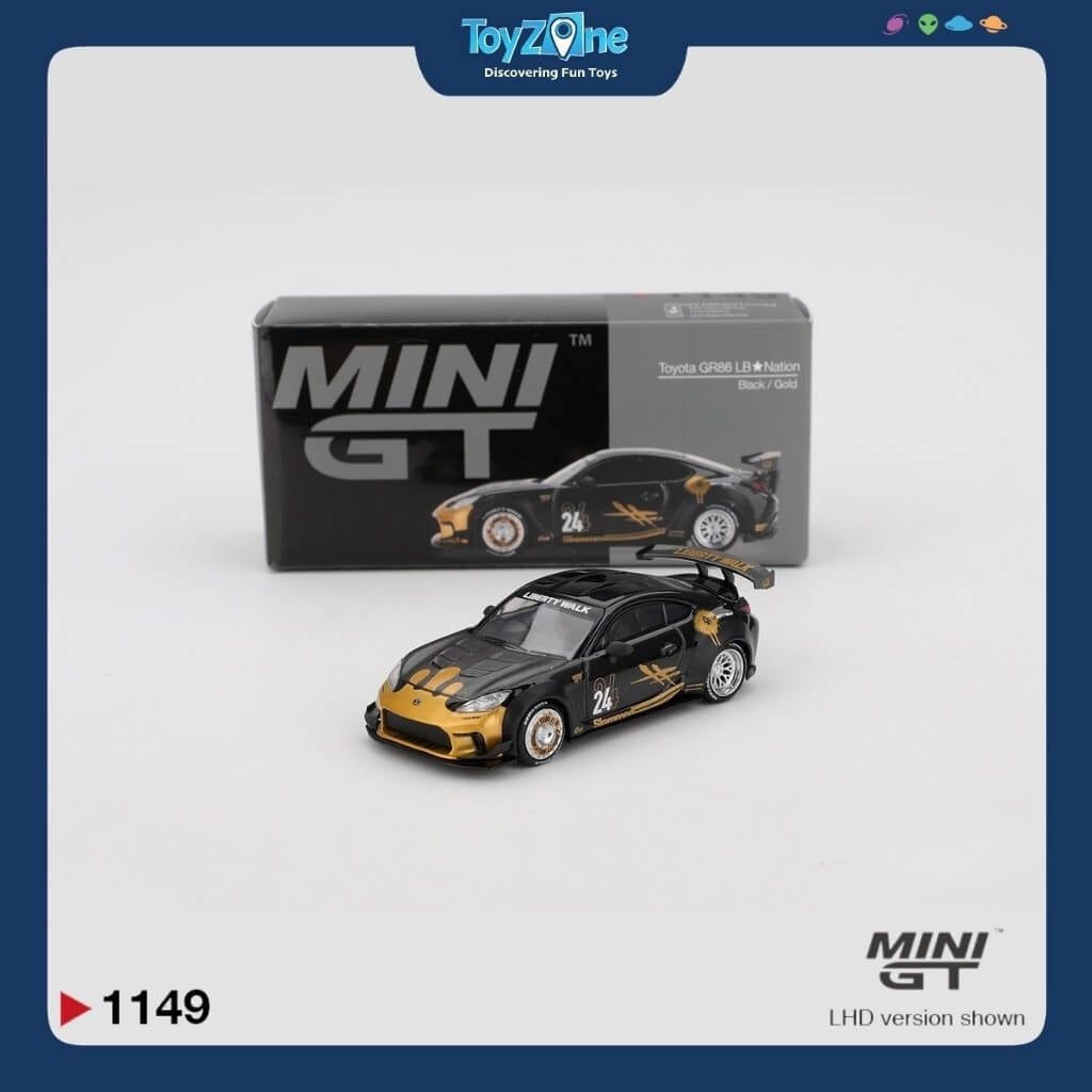 Mô hình xe Toyota GR86 LB ★ Nation 1:64 MiniGT