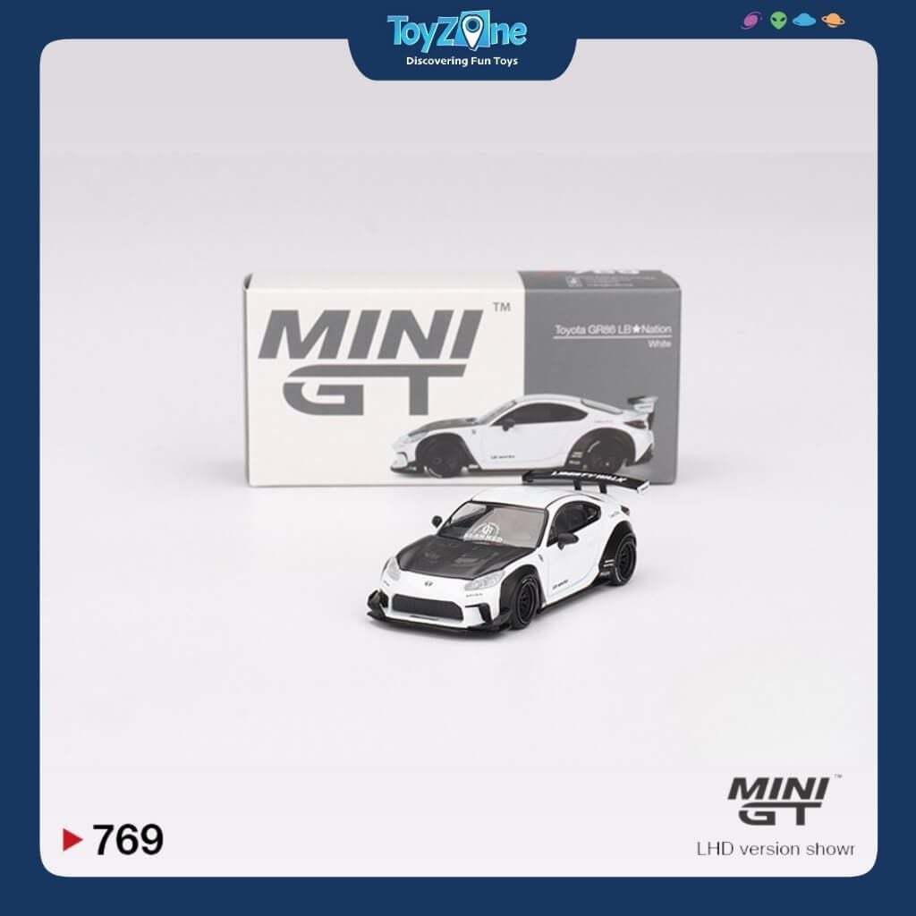 Mô hình xe Toyota GR86 LB ★ Nation 1:64 MiniGT