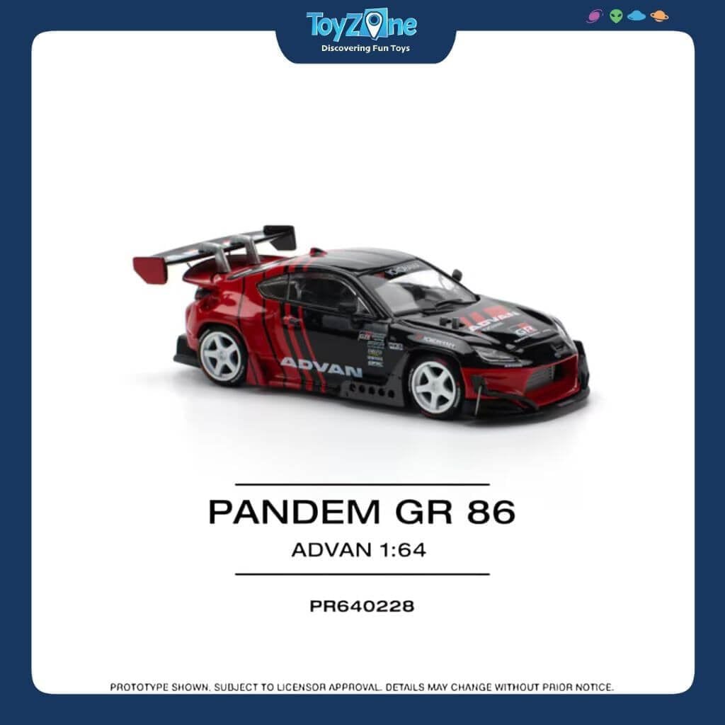 Mô hình xe Toyota GR86 Pandem 1:64 POP RACE
