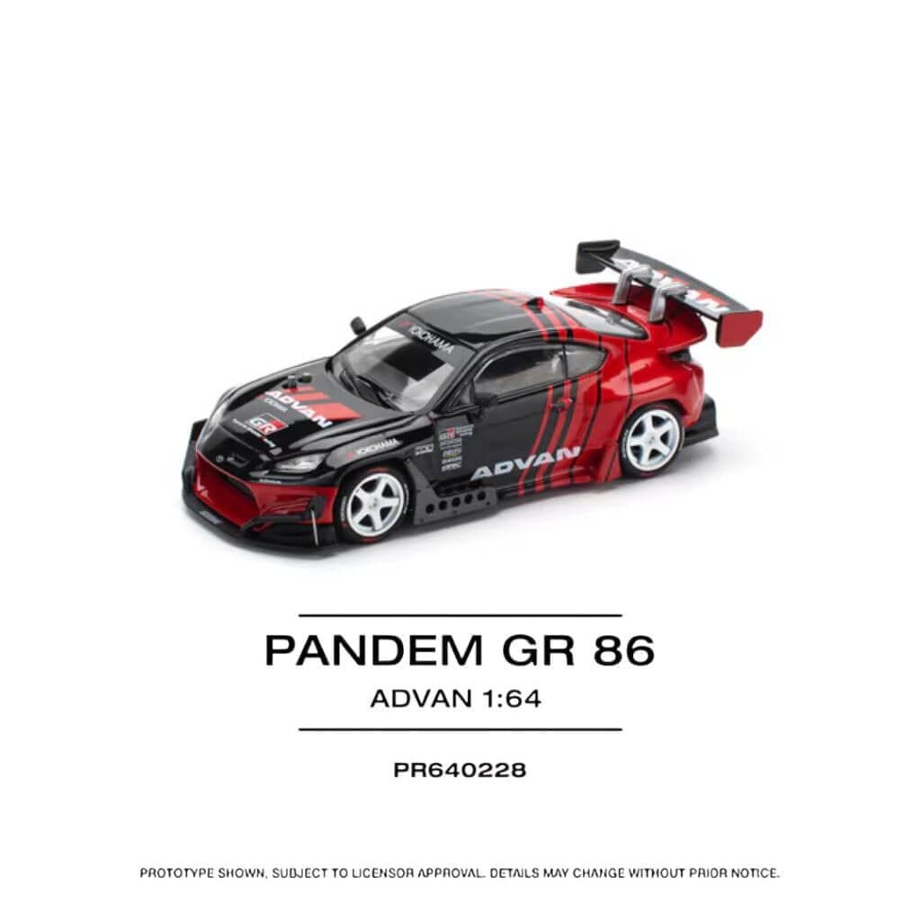 Mô hình xe Toyota GR86 Pandem 1:64 POP RACE