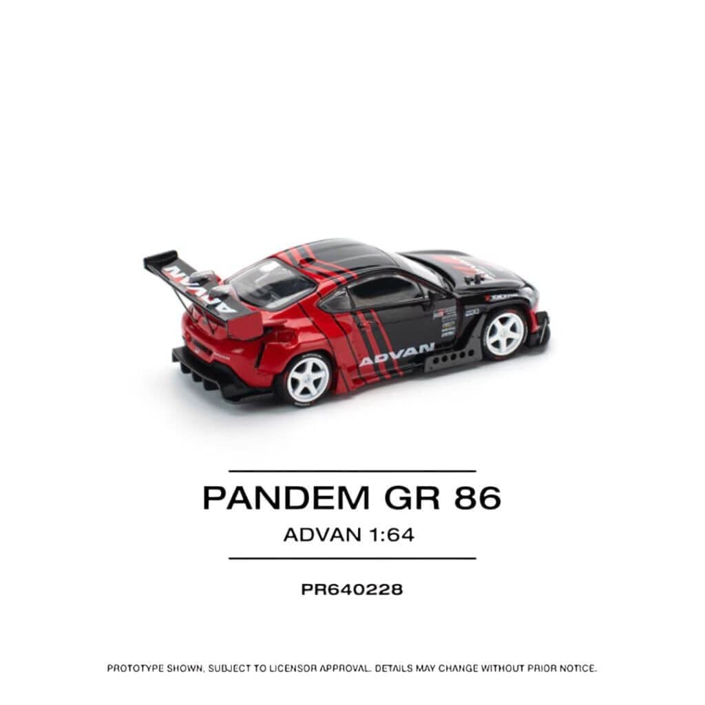 Mô hình xe Toyota GR86 Pandem 1:64 POP RACE