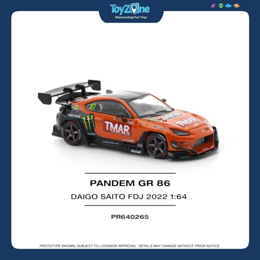 Mô hình xe Toyota GR86 Pandem 1:64 POP RACE