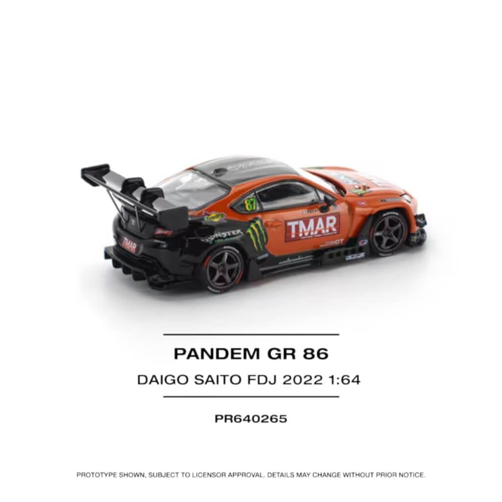 Mô hình xe Toyota GR86 Pandem 1:64 POP RACE