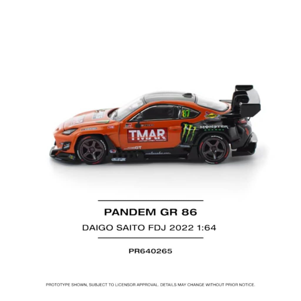 Mô hình xe Toyota GR86 Pandem 1:64 POP RACE