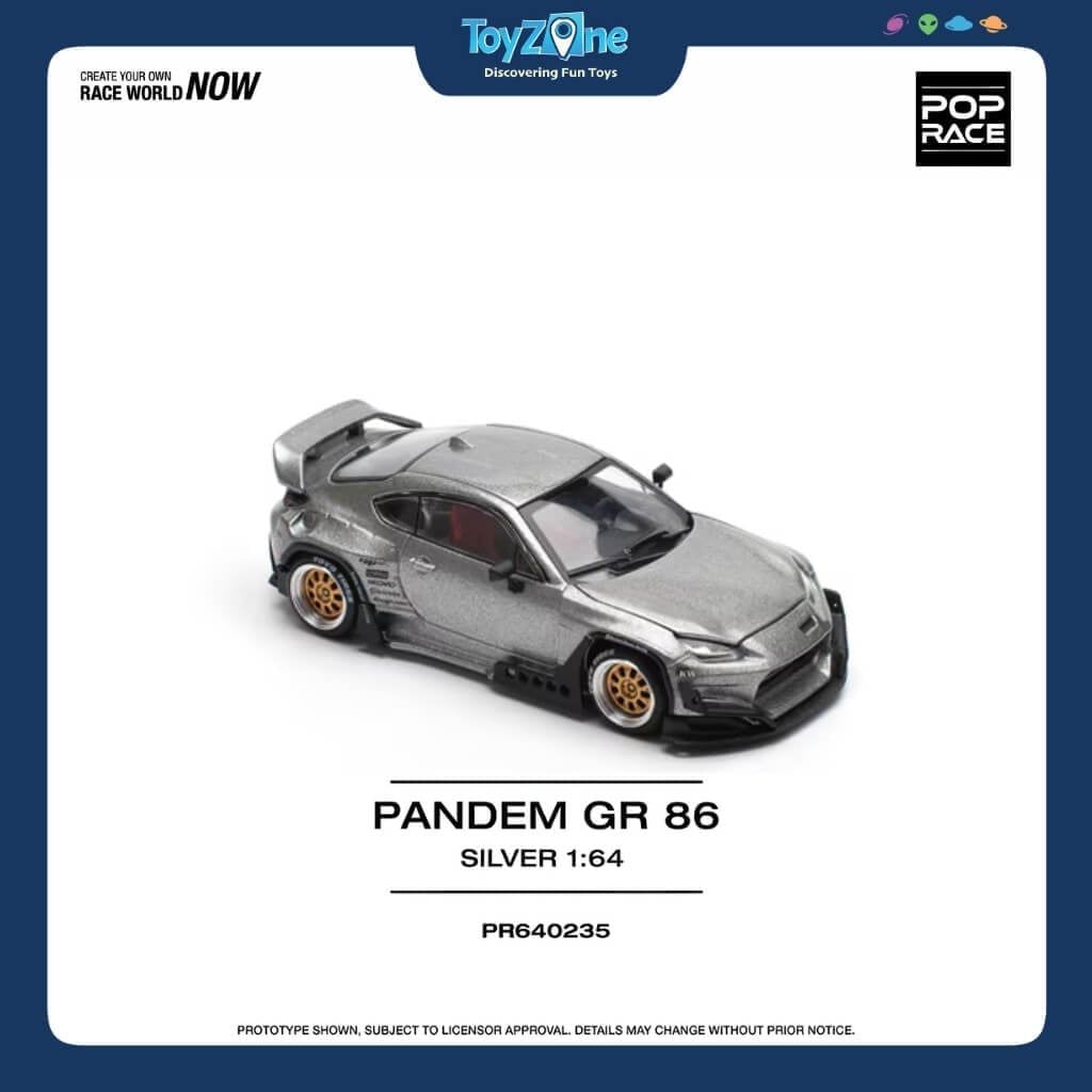 Mô hình xe Toyota GR86 Pandem 1:64 POP RACE