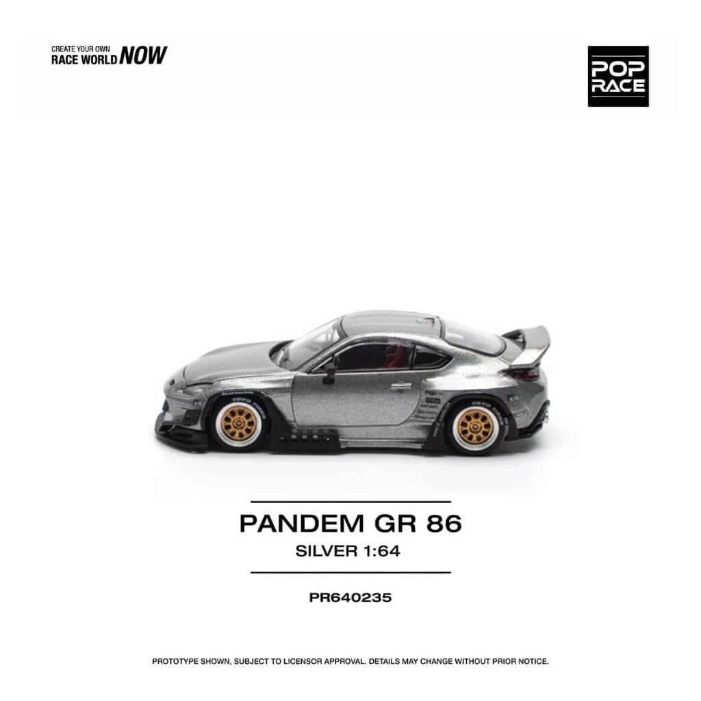 Mô hình xe Toyota GR86 Pandem 1:64 POP RACE