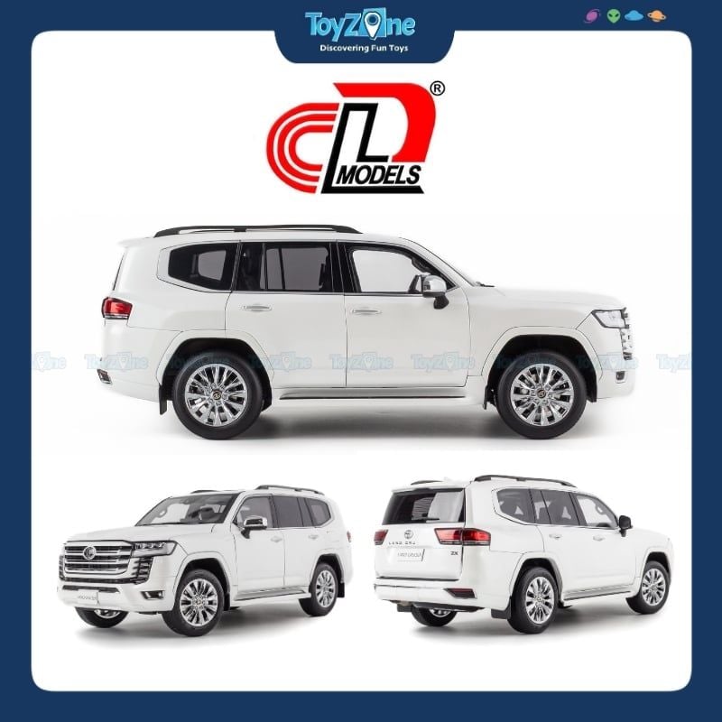 Mô hình xe Toyota Land Cruiser LC300 ZX 1:18 LCD
