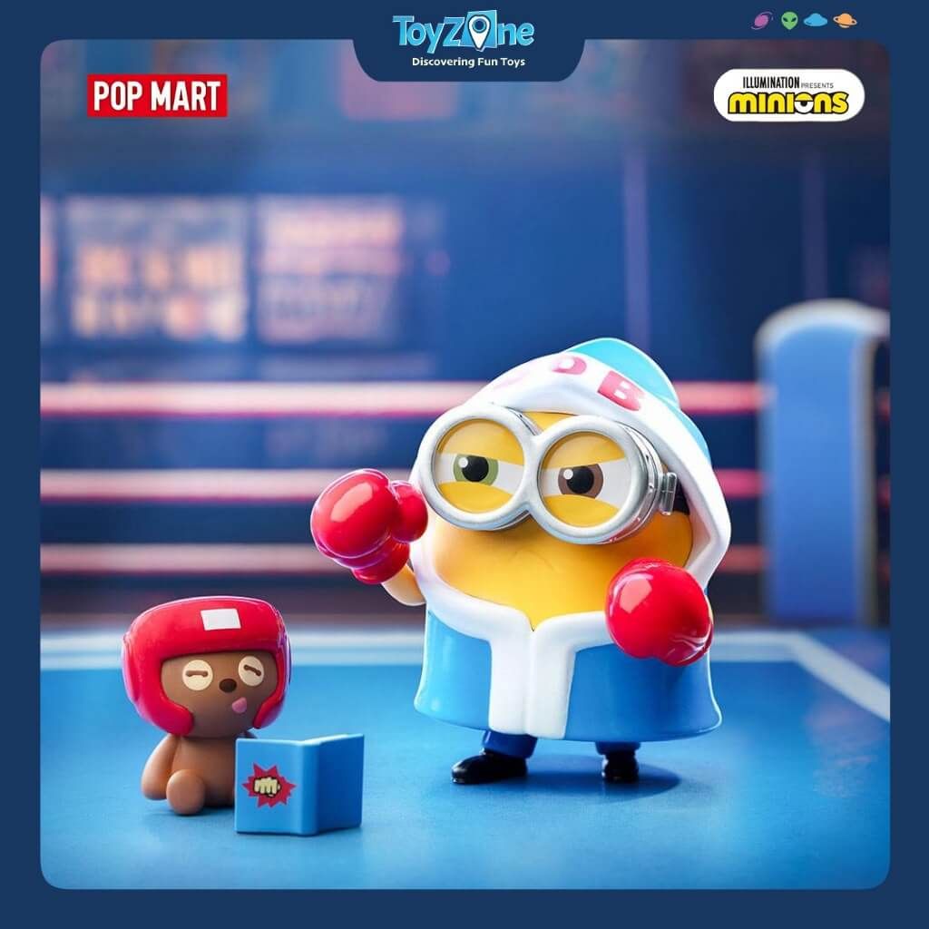 Mô hình đồ chơi Blind box Minions Bedtime Stories by Bob and Tim Series Figures ( Câu Chuyện Trước Khi Ngủ ) POP MART
