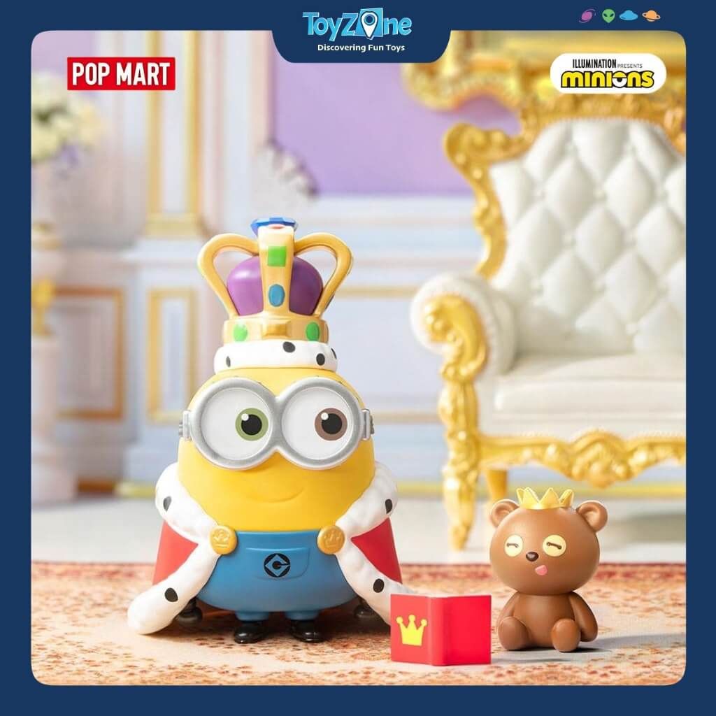 Mô hình đồ chơi Blind box Minions Bedtime Stories by Bob and Tim Series Figures ( Câu Chuyện Trước Khi Ngủ ) POP MART