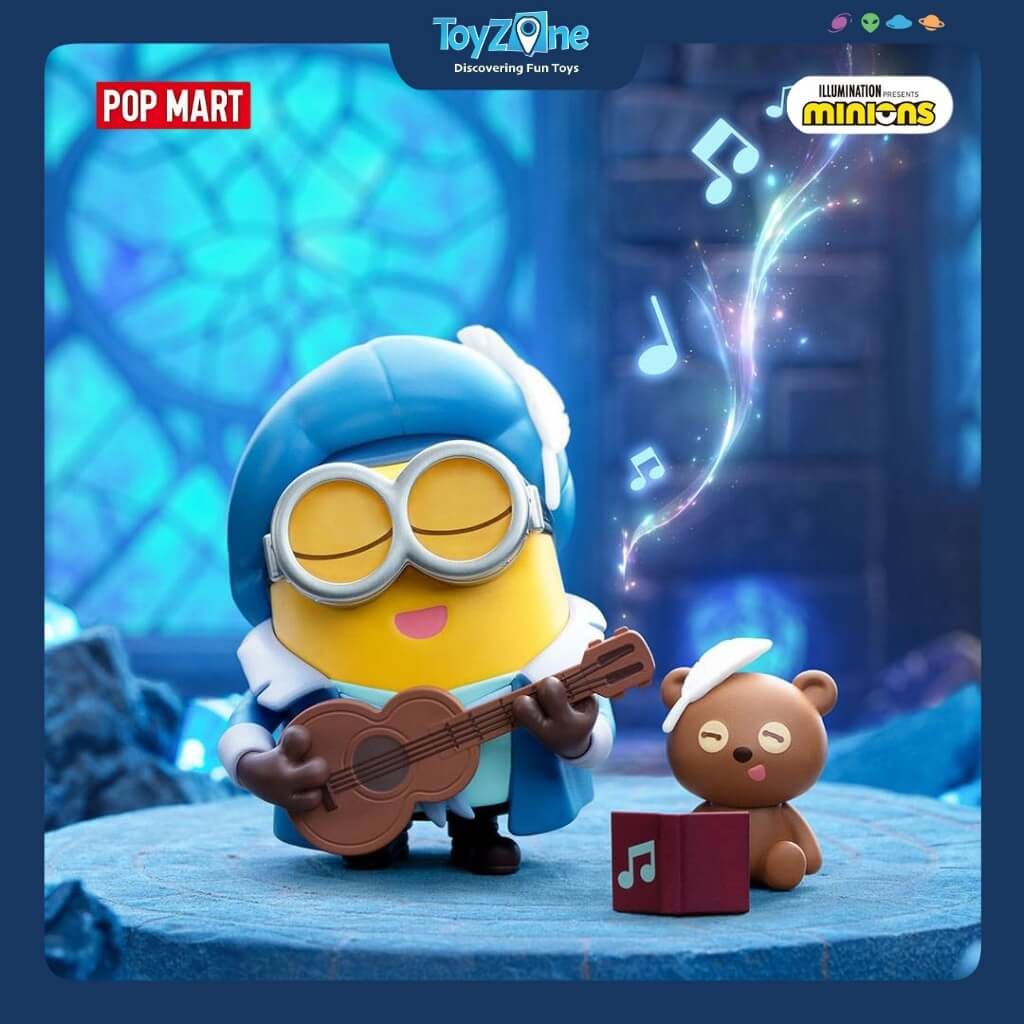 Mô hình đồ chơi Blind box Minions Bedtime Stories by Bob and Tim Series Figures ( Câu Chuyện Trước Khi Ngủ ) POP MART