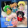 Mô hình Blind Box Móc khoá Gấu bông Baby Three Sad Baby Slumber Party Series CUREPLANETA