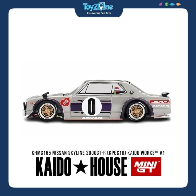 Mô hình xe Nissan Skyline 2000GT-R ( KPGC10 ) 1:64 KAIDO HOUSE x MiniGT