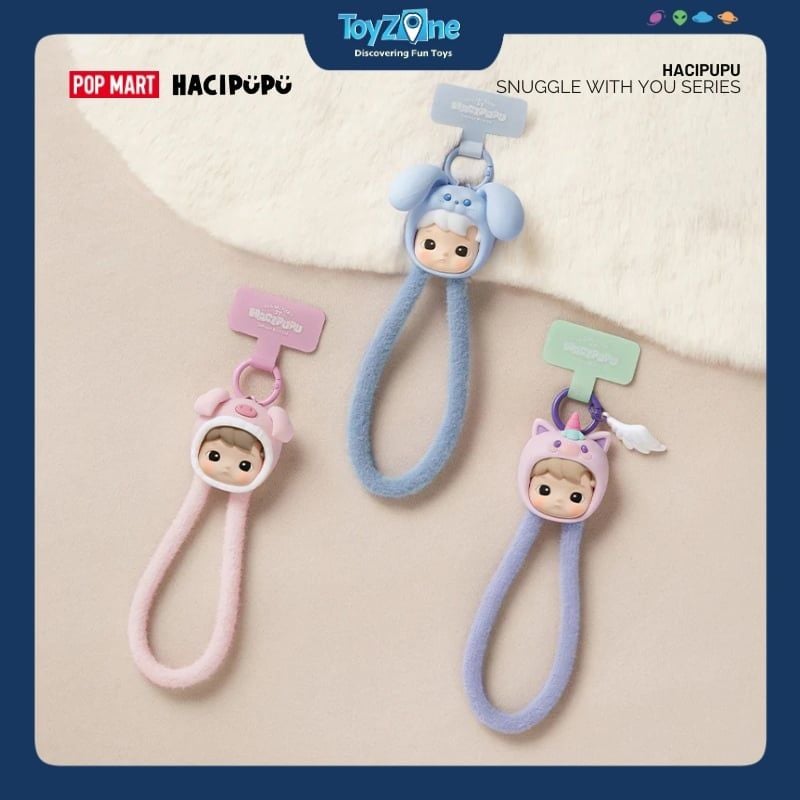 Dây đeo điện thoại Blind box HACIPUPU Snuggle With You Phone Lanyard POP MART