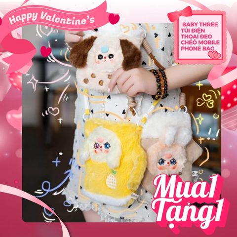 Blind box Baby Three Túi Điện Thoại Đeo Chéo Mobile Phone Bag CUREPLANETA