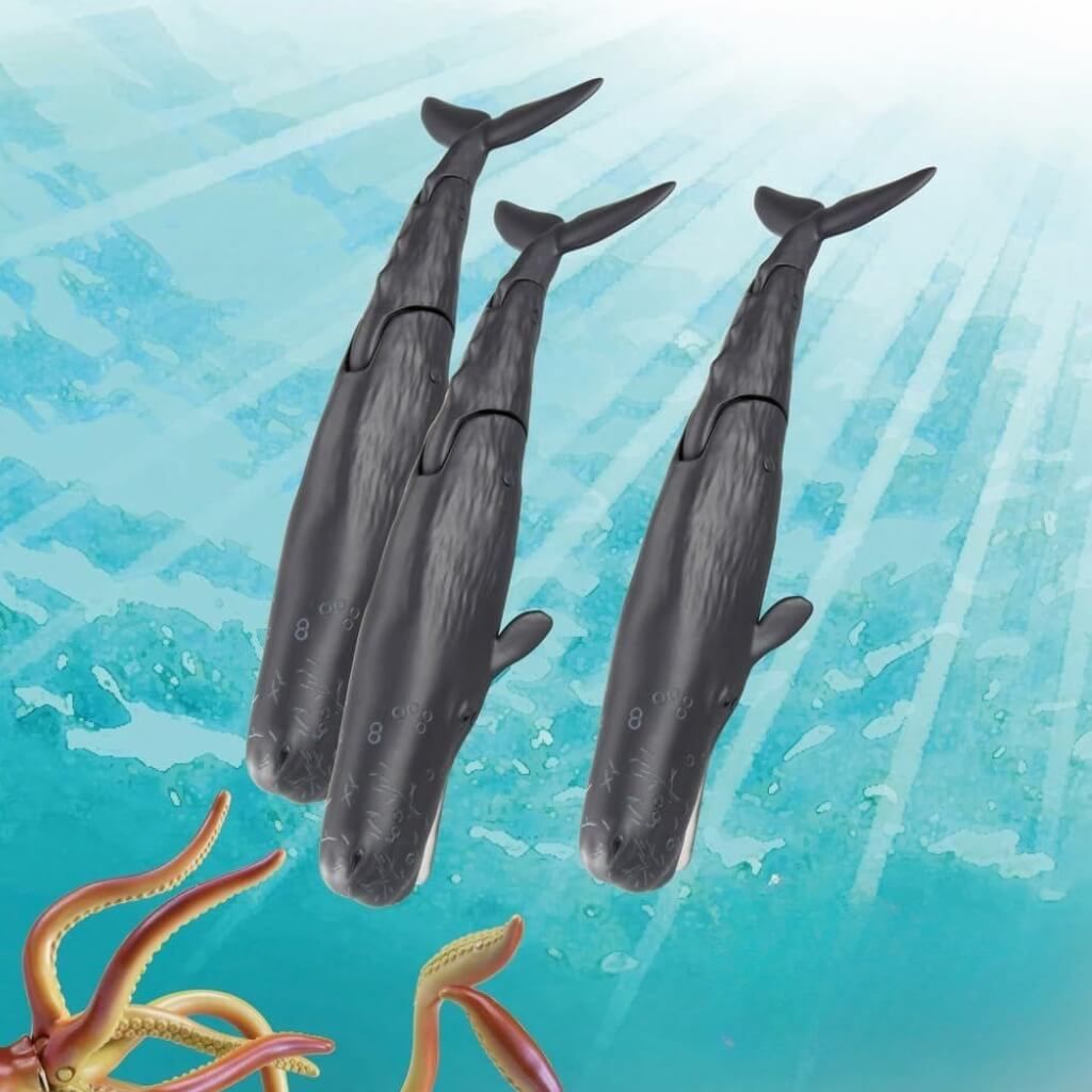 Mô hình đồ chơi Động Vật Cá Nhà Táng ANIA AL-34 Sperm Whale TAKARA TOMY