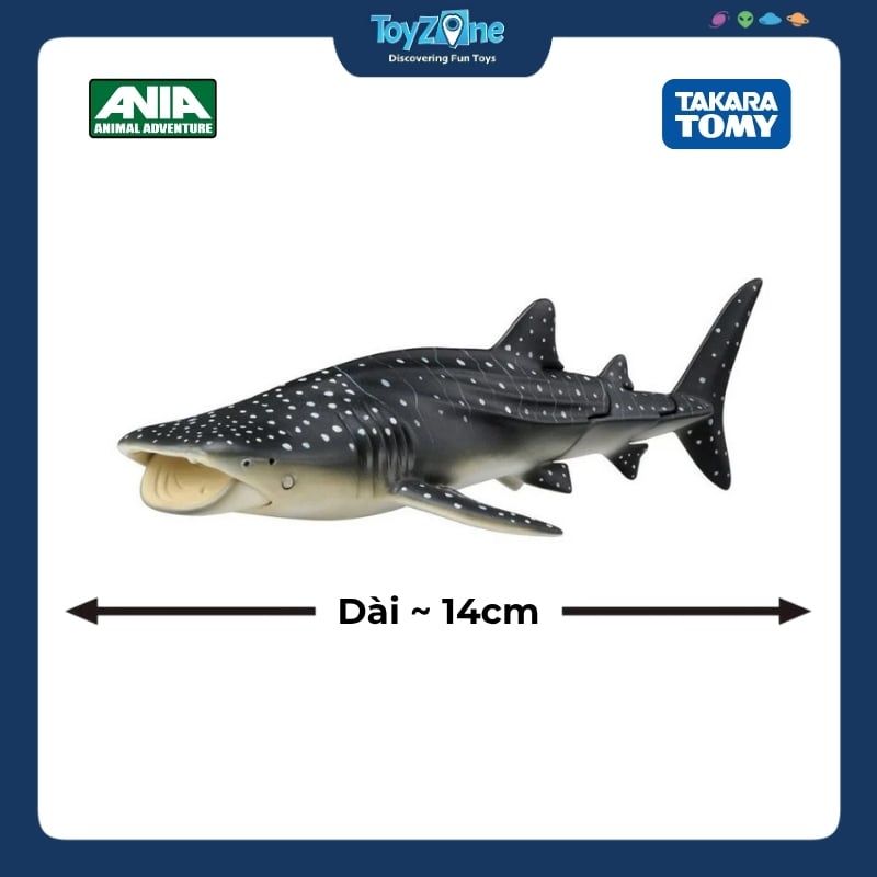 Mô hình đồ chơi Động Vật Cá Nhám Voi ANIA AL-05 Whale Shark ( Floating Ver ) TAKARA TOMY