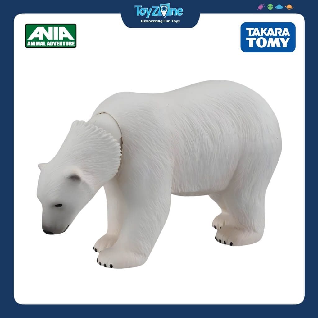 Mô hình đồ chơi Động Vật Gấu Trắng ANIA AS-10 Polar Bear TAKARA TOMY