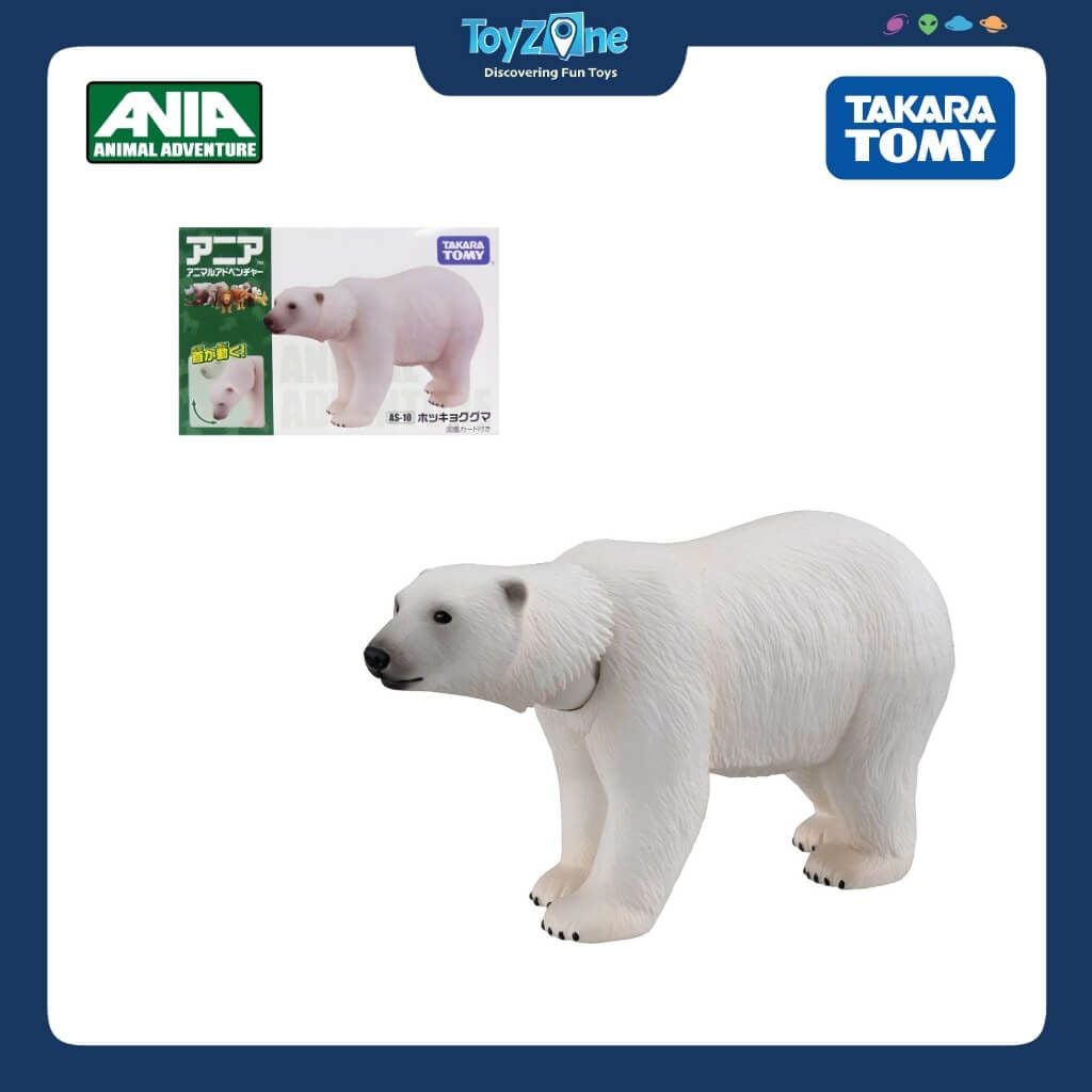 Mô hình đồ chơi Động Vật Gấu Trắng ANIA AS-10 Polar Bear TAKARA TOMY