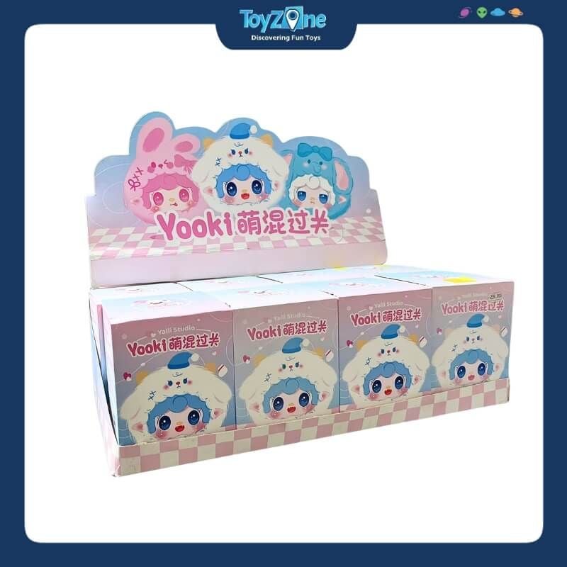 Mô hình Blind box Móc khóa Gấu bông Yooki Cute Mix Pass V1 YALLI STUDIO