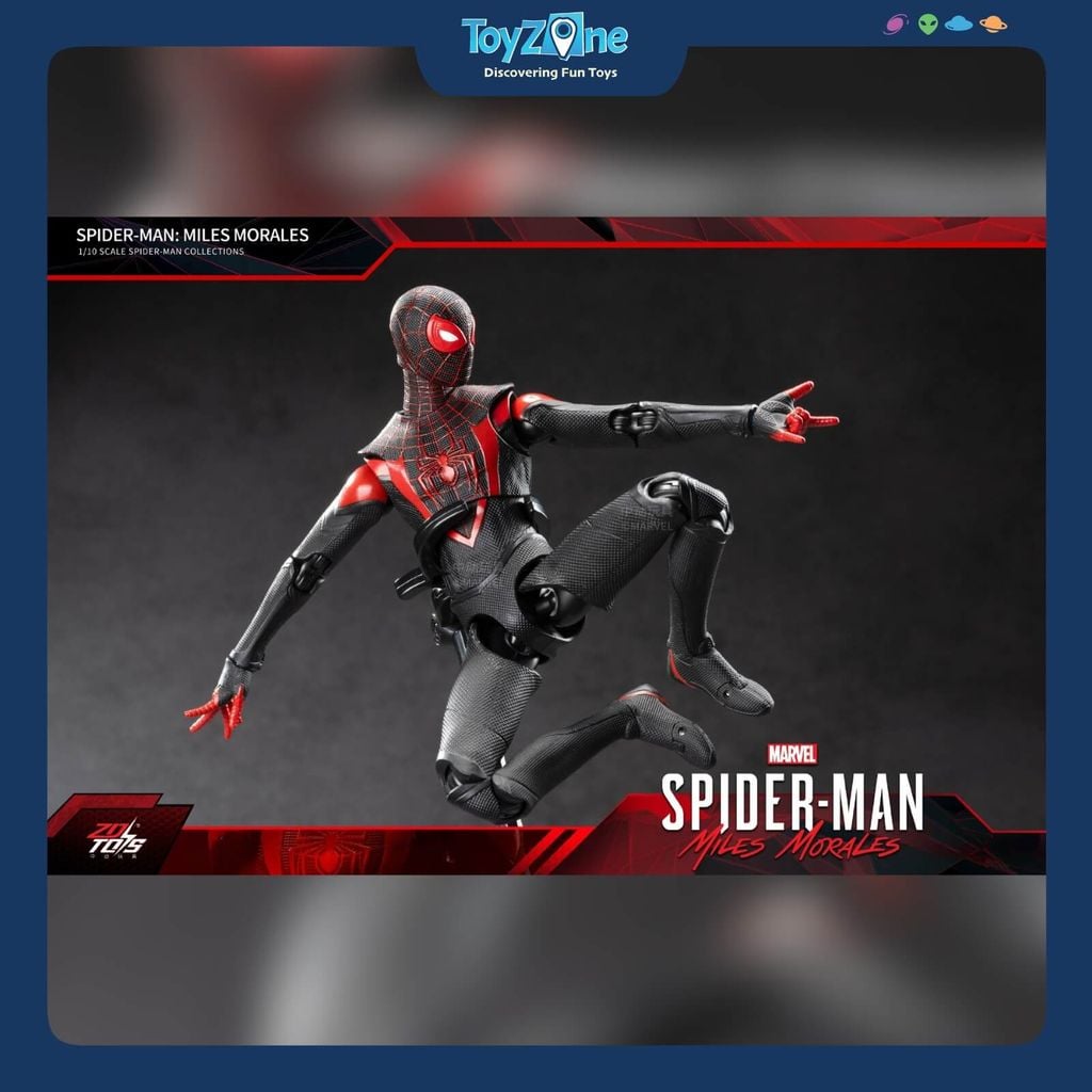Mô hình Người Nhện Spider Man Miles Morales 1:10 ZD TOYS