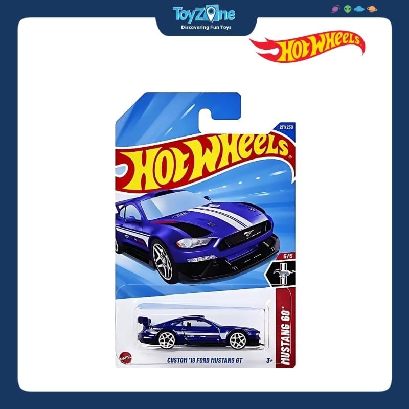 Đồ chơi mô hình xe Hot Wheels Mustang 60 GT chính hãng