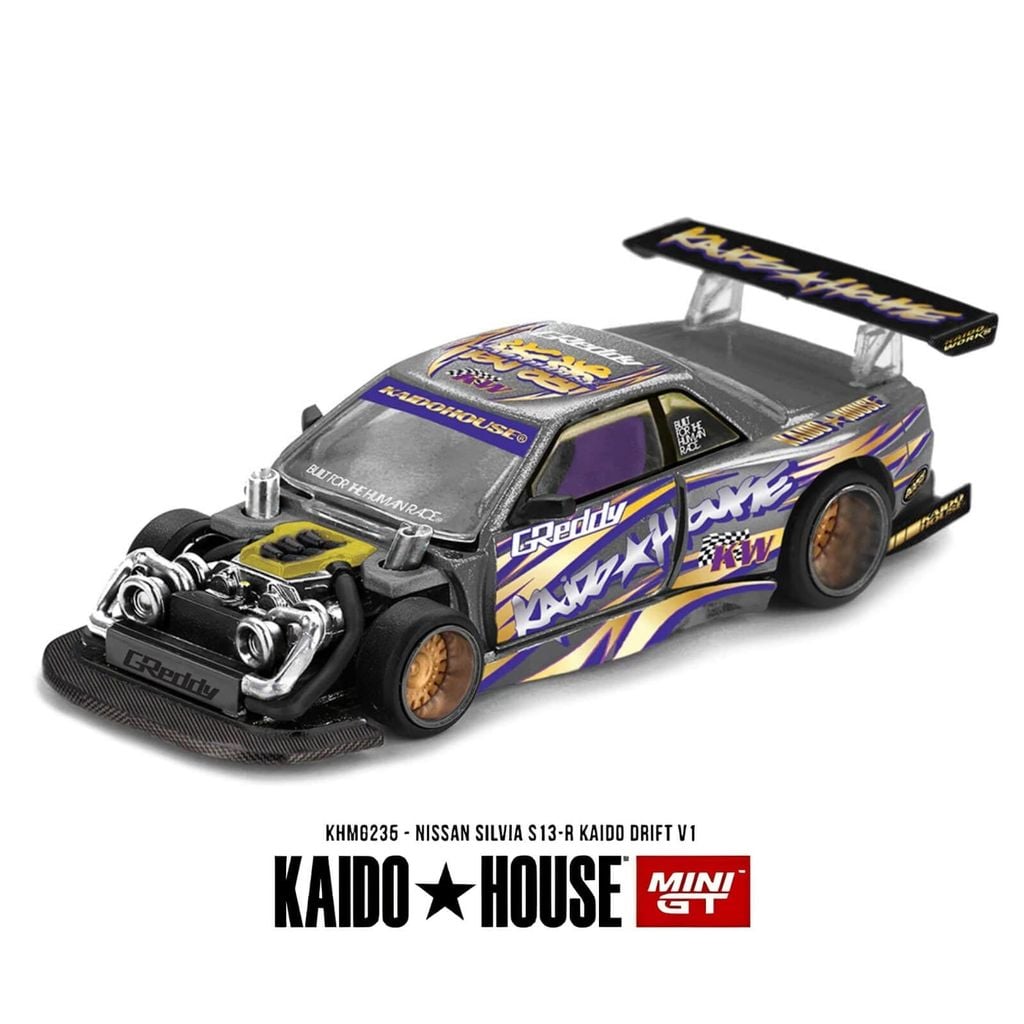 Mô hình xe Nissan Silvia S13-R 1:64 KAIDO HOUSE x MINIGT