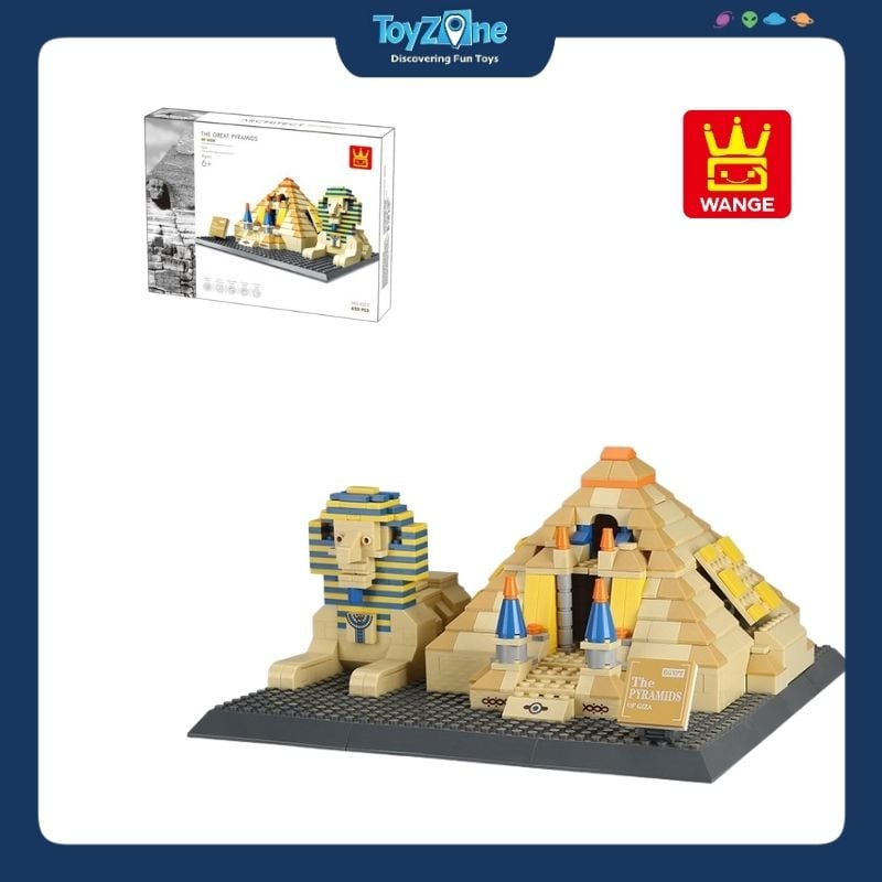 Bộ đồ chơi lắp ráp mô hình Công Trình Kiến Trúc Wange