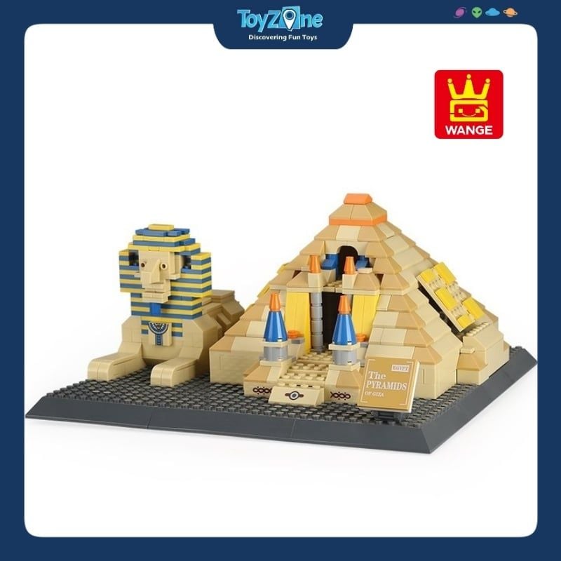 Bộ đồ chơi lắp ráp mô hình Công Trình Kiến Trúc Wange