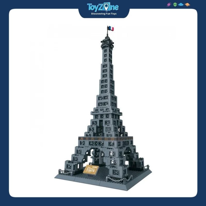 Bộ đồ chơi lắp ráp mô hình Công Trình Kiến Trúc Wange