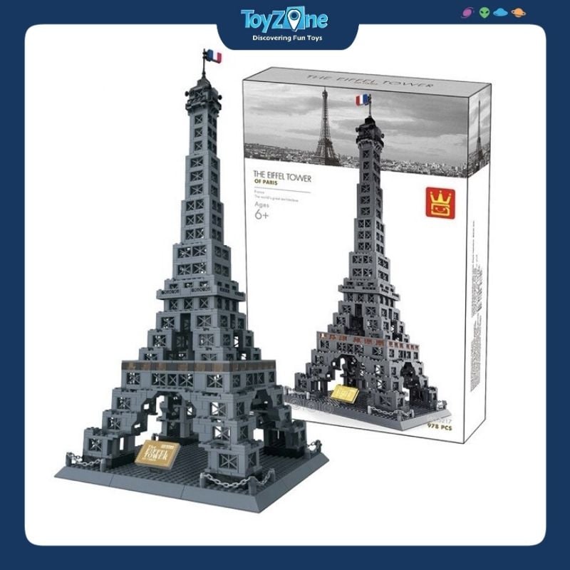 Bộ đồ chơi lắp ráp mô hình Công Trình Kiến Trúc Wange