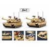 Bộ đồ chơi mô hình lắp ráp xe tăng M1A2 SEP V2 Abrams SLUBAN