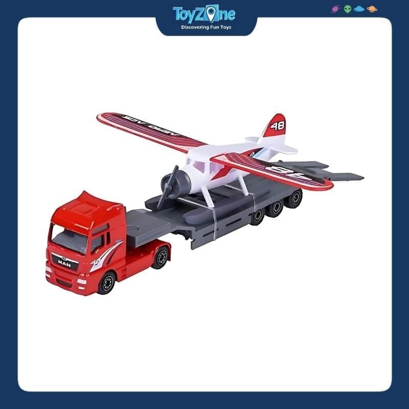 Đồ chơi mô hình xe tải vận chuyển City Transporter Man TGX XXL MAJORETTE