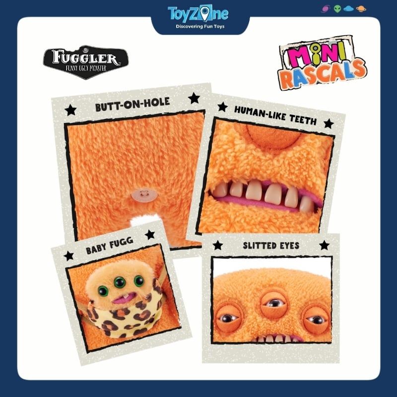 Mô hình đồ chơi sưu tầm Fuggler Mini Rascals 9inch ZURU TOYS