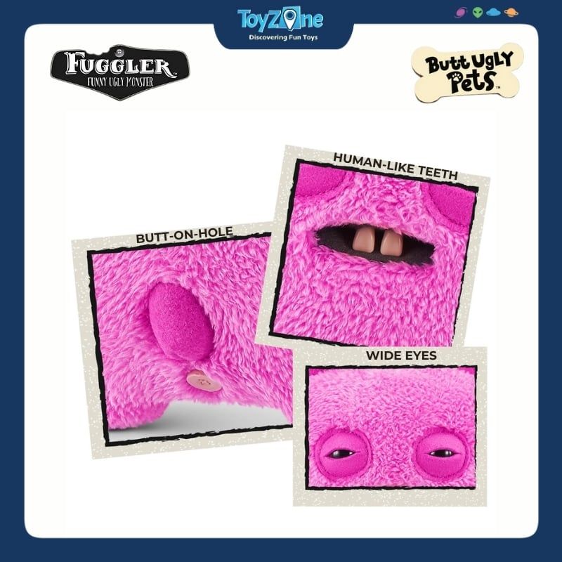 Mô hình đồ chơi sưu tầm Fuggler Butt Ugly Pets 9inch ZURU TOYS