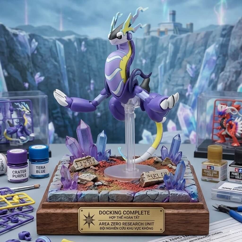 Mô hình lắp ráp Pokemon Plamo Collection Select Series Plastic Model Kit BANDAI