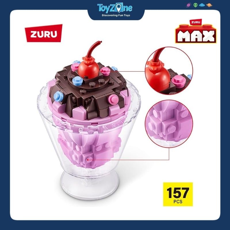 Mô hình đồ chơi Blind box lắp ráp MAX Snack ( Thức Ăn Nhanh ) ZURU TOYS