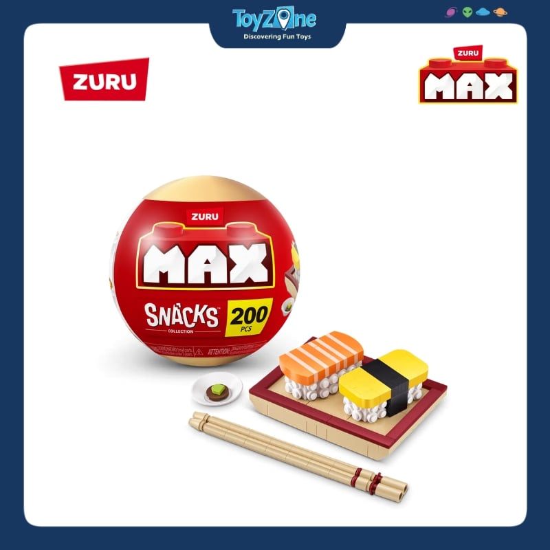 Mô hình đồ chơi Blind box lắp ráp MAX Snack ( Thức Ăn Nhanh ) ZURU TOYS